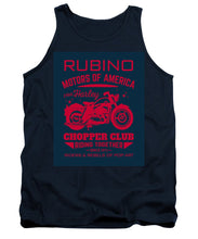 Rubino Motorcycle Club - Tank Top Tank Top Pixels Navy Small 