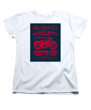 Rubino Motorcycle Club - Women's T-Shirt (Standard Fit) Women's T-Shirt (Standard Fit) Pixels White Small 