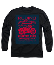 Rubino Motorcycle Club - Long Sleeve T-Shirt Long Sleeve T-Shirt Pixels Black Small 
