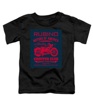 Rubino Motorcycle Club - Toddler T-Shirt Toddler T-Shirt Pixels Black Small 