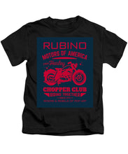 Rubino Motorcycle Club - Kids T-Shirt Kids T-Shirt Pixels Black Small 