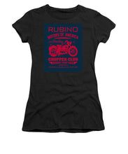 Rubino Motorcycle Club - Women's T-Shirt (Athletic Fit) Women's T-Shirt (Athletic Fit) Pixels Black Small 