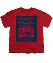 Rubino Motorcycle Club - Youth T-Shirt Youth T-Shirt Pixels Red Small 