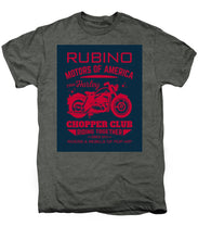 Rubino Motorcycle Club - Men's Premium T-Shirt Men's Premium T-Shirt Pixels Platinum Heather Small 