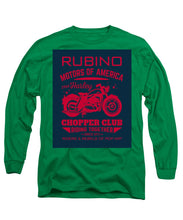 Rubino Motorcycle Club - Long Sleeve T-Shirt Long Sleeve T-Shirt Pixels Kelly Green Small 
