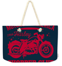Rubino Motorcycle Club - Weekender Tote Bag Weekender Tote Bag Pixels 24" x 16" Natural 