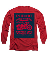 Rubino Motorcycle Club - Long Sleeve T-Shirt Long Sleeve T-Shirt Pixels Red Small 