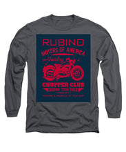 Rubino Motorcycle Club - Long Sleeve T-Shirt Long Sleeve T-Shirt Pixels Charcoal Small 
