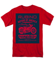 Rubino Motorcycle Club - Men's T-Shirt  (Regular Fit) Men's T-Shirt (Regular Fit) Pixels Red Small 