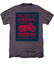 Rubino Motorcycle Club - Men's Premium T-Shirt Men's Premium T-Shirt Pixels Moth Heather Small 