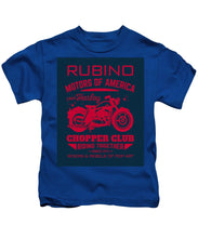 Rubino Motorcycle Club - Kids T-Shirt Kids T-Shirt Pixels Royal Small 