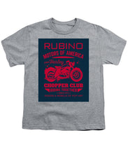 Rubino Motorcycle Club - Youth T-Shirt Youth T-Shirt Pixels Heather Small 