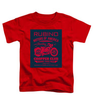 Rubino Motorcycle Club - Toddler T-Shirt Toddler T-Shirt Pixels Red Small 