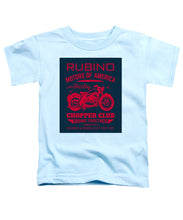 Rubino Motorcycle Club - Toddler T-Shirt Toddler T-Shirt Pixels Light Blue Small 