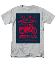 Rubino Motorcycle Club - Men's T-Shirt  (Regular Fit) Men's T-Shirt (Regular Fit) Pixels Heather Small 