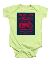 Rubino Motorcycle Club - Baby Onesie Baby Onesie Pixels Soft Green Small 