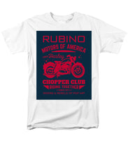 Rubino Motorcycle Club - Men's T-Shirt  (Regular Fit) Men's T-Shirt (Regular Fit) Pixels White Small 