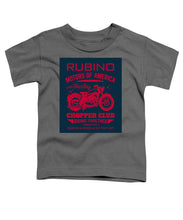 Rubino Motorcycle Club - Toddler T-Shirt Toddler T-Shirt Pixels Charcoal Small 