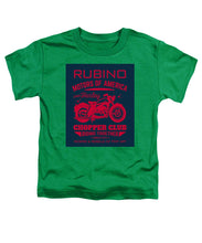 Rubino Motorcycle Club - Toddler T-Shirt Toddler T-Shirt Pixels Kelly Green Small 