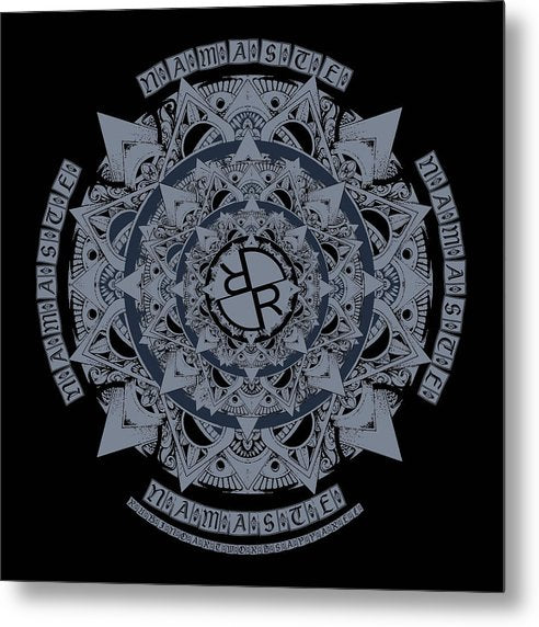 Rubino Namaste - Metal Print