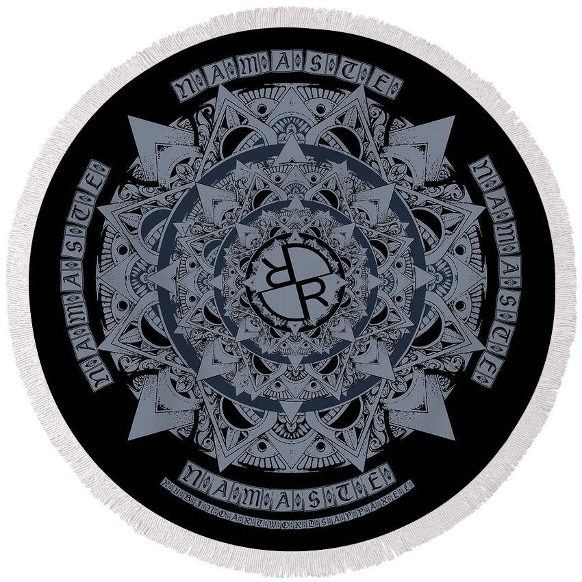 Rubino Namaste - Round Beach Towel