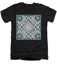 Rubino Order From Chaos Blades - Men's V-Neck T-Shirt Men's V-Neck T-Shirt Pixels Black Small 