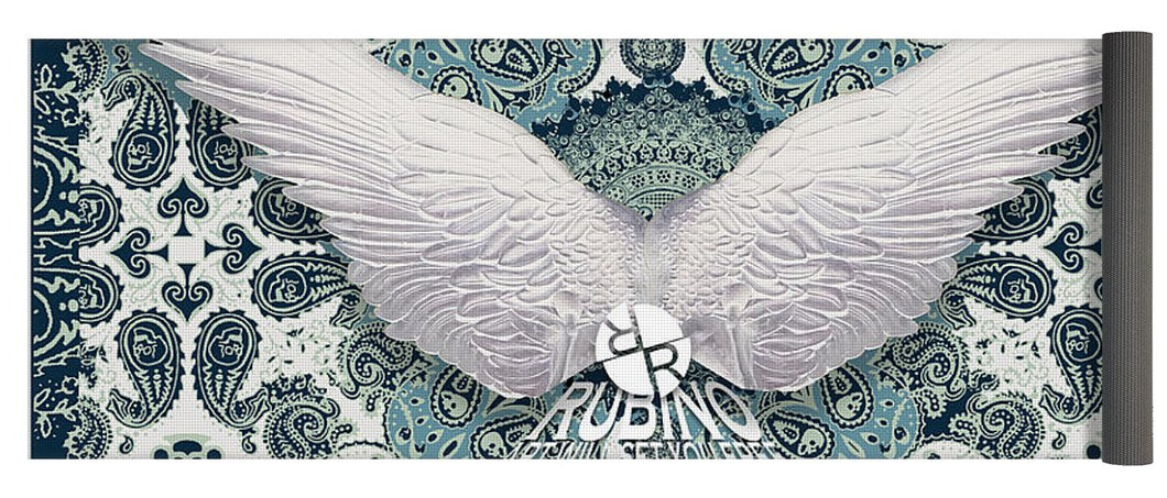 Rubino Order From Chaos Wings - Yoga Mat Yoga Mat Pixels 24