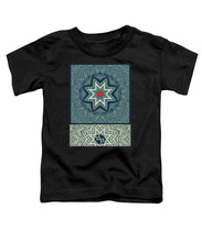 Rubino Outline Mandala - Toddler T-Shirt Toddler T-Shirt Pixels Black Small 