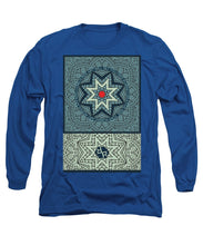 Rubino Outline Mandala - Long Sleeve T-Shirt Long Sleeve T-Shirt Pixels Royal Small 
