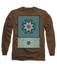 Rubino Outline Mandala - Long Sleeve T-Shirt Long Sleeve T-Shirt Pixels Coffee Small 