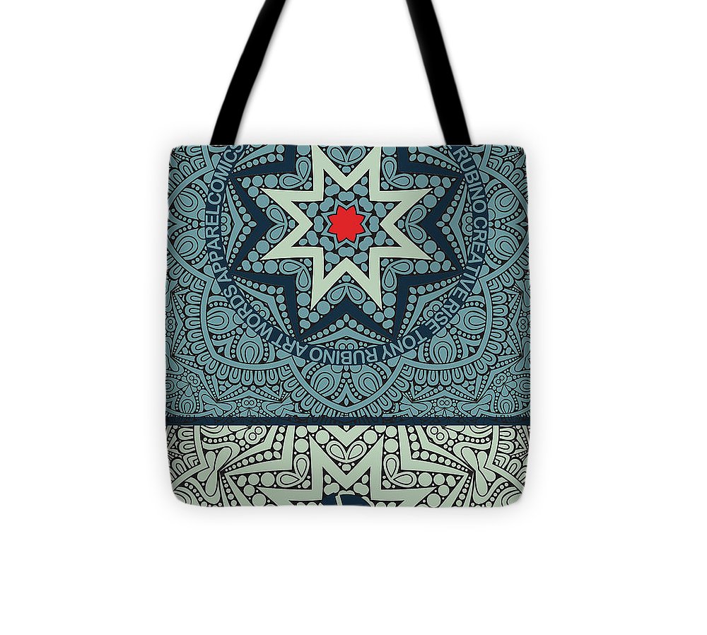 Rubino Outline Mandala - Tote Bag Tote Bag Pixels 13