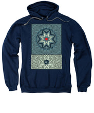 Rubino Outline Mandala - Sweatshirt Sweatshirt Pixels Navy Small 