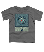 Rubino Outline Mandala - Toddler T-Shirt Toddler T-Shirt Pixels Charcoal Small 