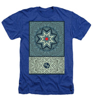 Rubino Outline Mandala - Heathers T-Shirt Heathers T-Shirt Pixels Royal Small 