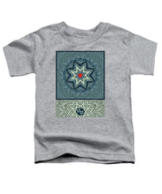 Rubino Outline Mandala - Toddler T-Shirt Toddler T-Shirt Pixels Heather Small 