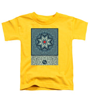 Rubino Outline Mandala - Toddler T-Shirt Toddler T-Shirt Pixels Yellow Small 