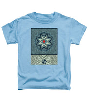Rubino Outline Mandala - Toddler T-Shirt Toddler T-Shirt Pixels Carolina Blue Small 