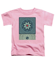 Rubino Outline Mandala - Toddler T-Shirt Toddler T-Shirt Pixels Pink Small 