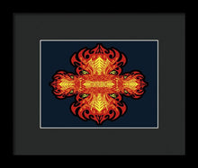 Rubino Propaganda On Fire - Framed Print