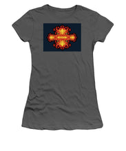 Rubino Propaganda On Fire - Women's T-Shirt (Athletic Fit)