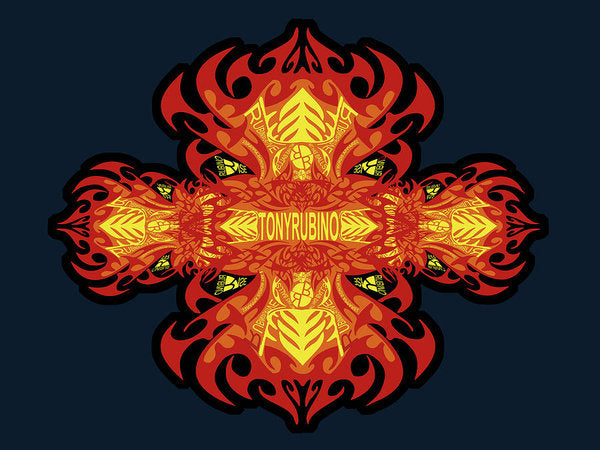 Rubino Propaganda On Fire - Art Print