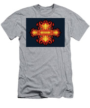 Rubino Propaganda On Fire - Men's T-Shirt (Athletic Fit)