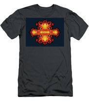 Rubino Propaganda On Fire - Men's T-Shirt (Athletic Fit)
