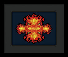 Rubino Propaganda On Fire - Framed Print