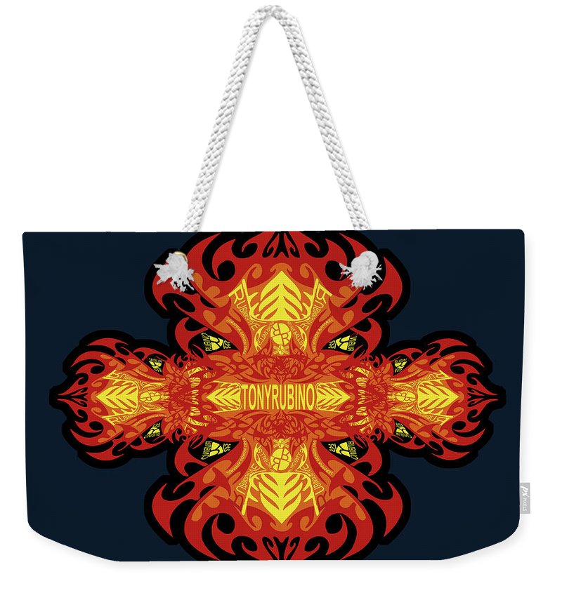 Rubino Propaganda On Fire - Weekender Tote Bag