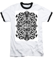 Rubino Propaganda Tattoo - Baseball T-Shirt Baseball T-Shirt Pixels White / Black Small 