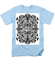 Rubino Propaganda Tattoo - Men's T-Shirt  (Regular Fit) Men's T-Shirt (Regular Fit) Pixels Light Blue Small 