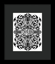 Rubino Propaganda Tattoo - Framed Print Framed Print Pixels 6.000" x 8.000" Black Black