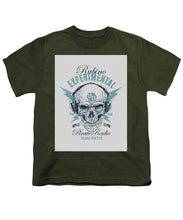 Rubino Radio - Youth T-Shirt Youth T-Shirt Pixels Military Green Small 