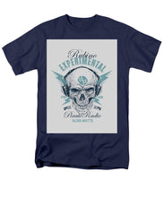 Rubino Radio - Men's T-Shirt  (Regular Fit) Men's T-Shirt (Regular Fit) Pixels Navy Small 